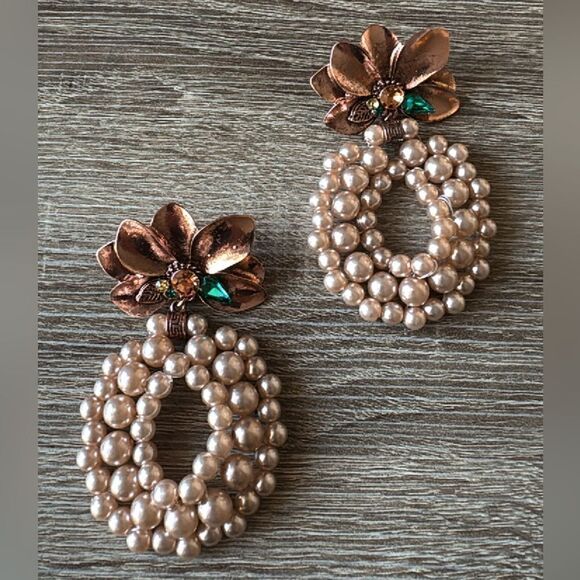 Bohemian drop earrings A450 - Picture 2 of 4